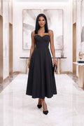 European Chic Suspender Dress