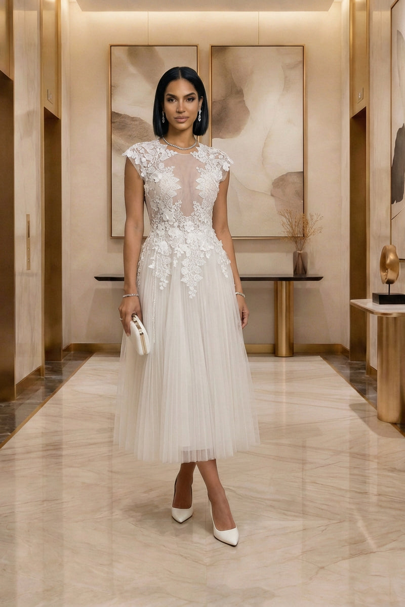 Lace Princess Evening Dress